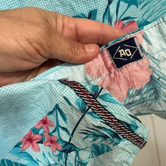 Amongst Others Men's 4X Hawaiian Button-Up Shirt Multicolor Short Sleeve Casual - Picture 4 of 5